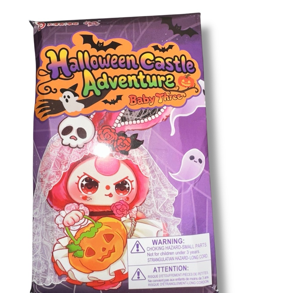 POP MART Baby Three Halloween Castle Toy Adventure Series SHADOW RABBIT